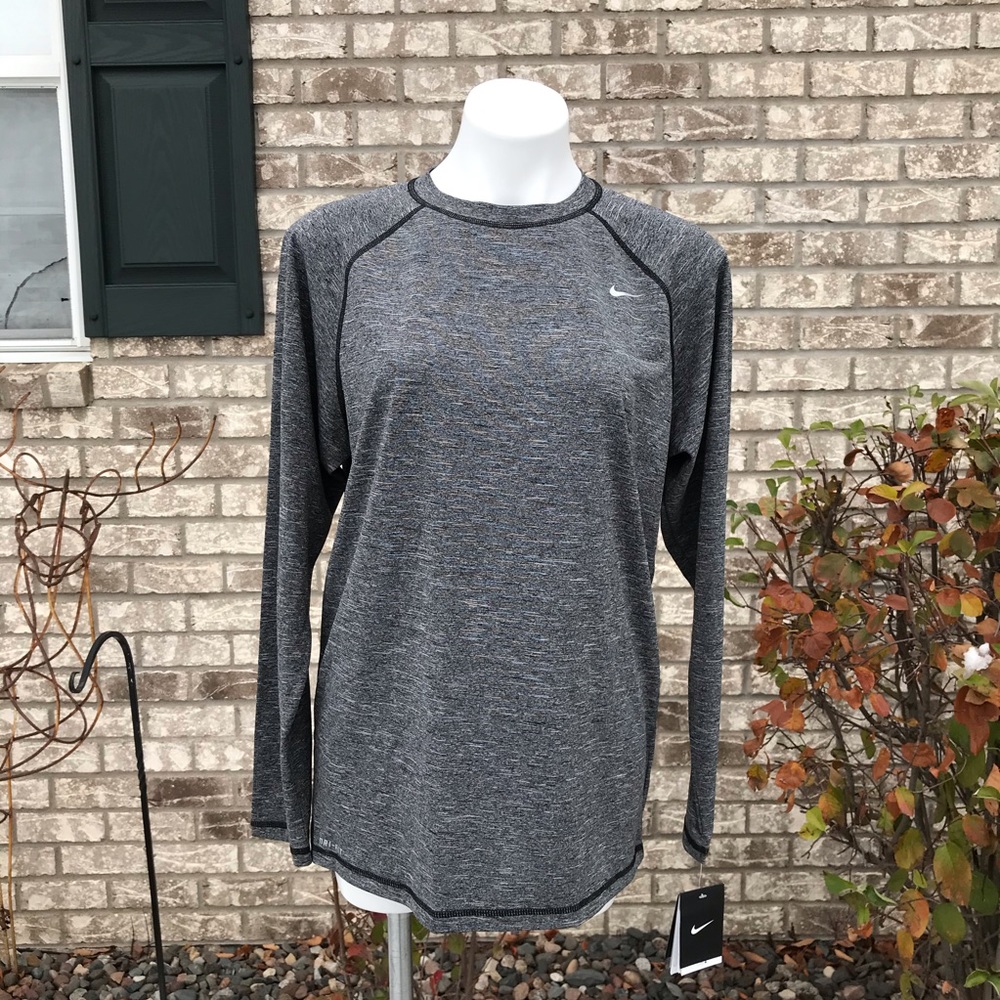 Men's Nike Dri Fit Long Sleeve Shirt UPF 40+